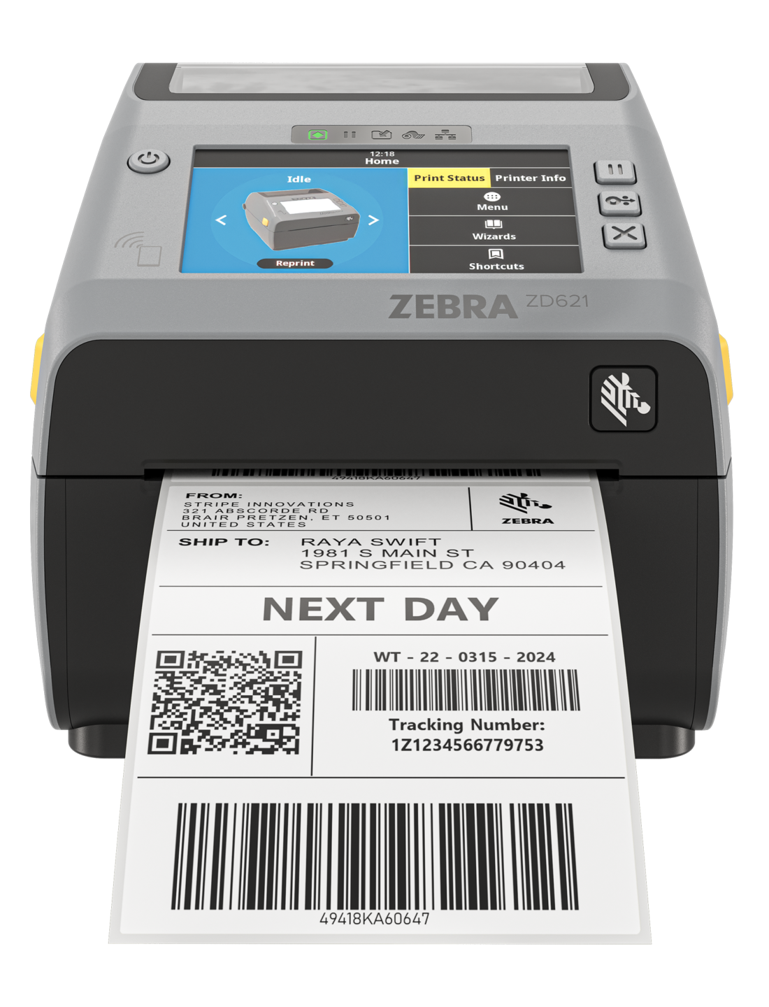 ZEBRA ZD621D med display